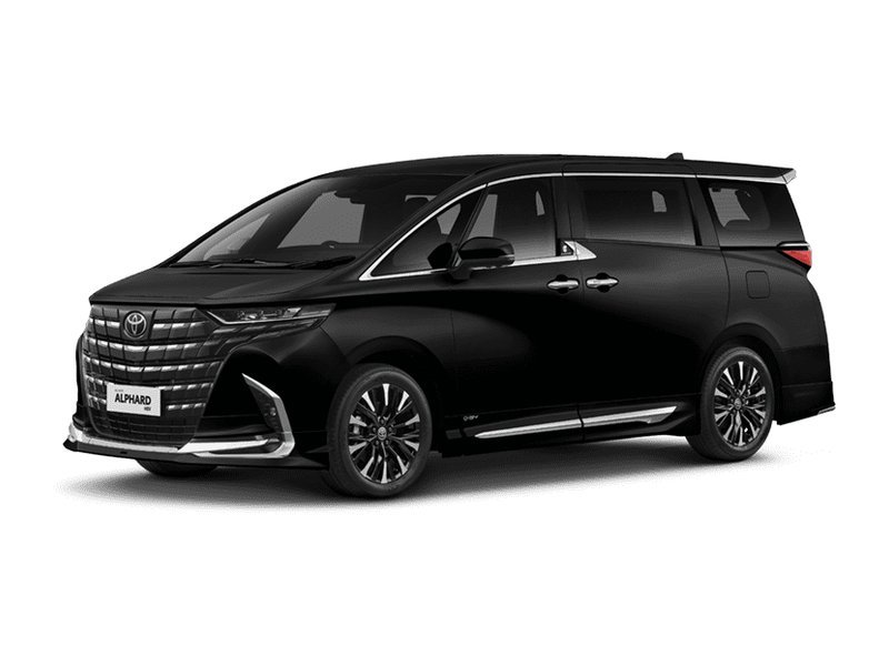 Toyota Alphard warna Attitude Black Mica
