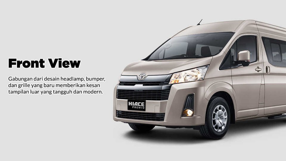 Eksterior Toyota Hiace
