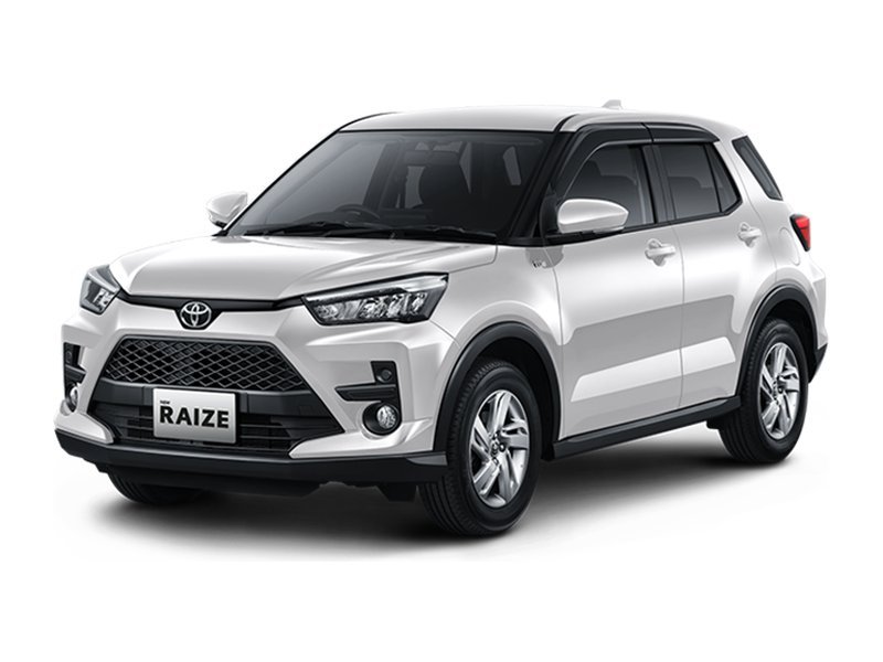 Toyota Raize warna White Pearl Crystal Shine