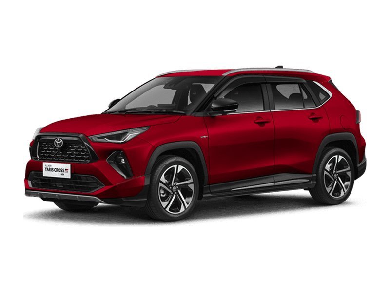 Toyota Yaris Cross warna Dark Red Mica